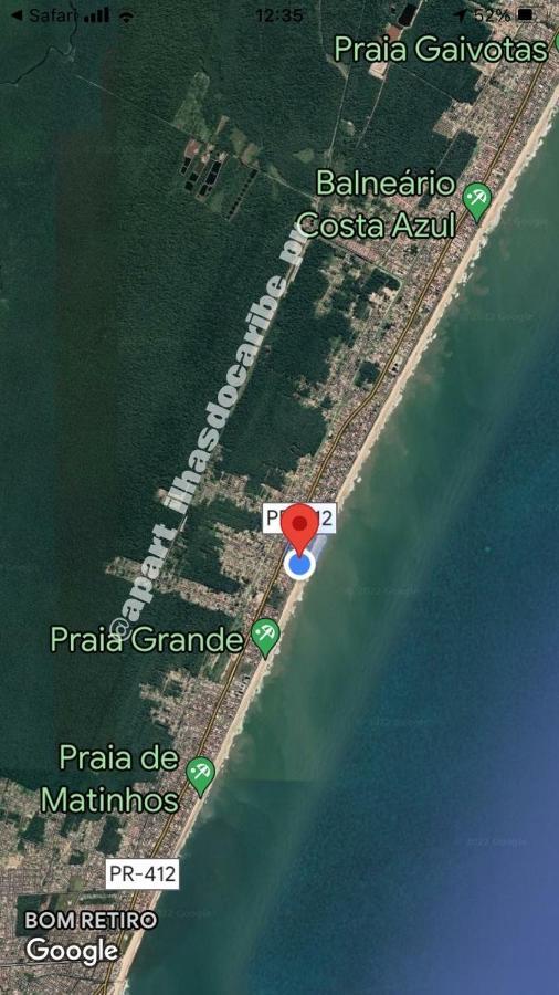 Apto Cond Ilhas Do Caribe - Pr - Beira Mar Матіньюс Екстер'єр фото