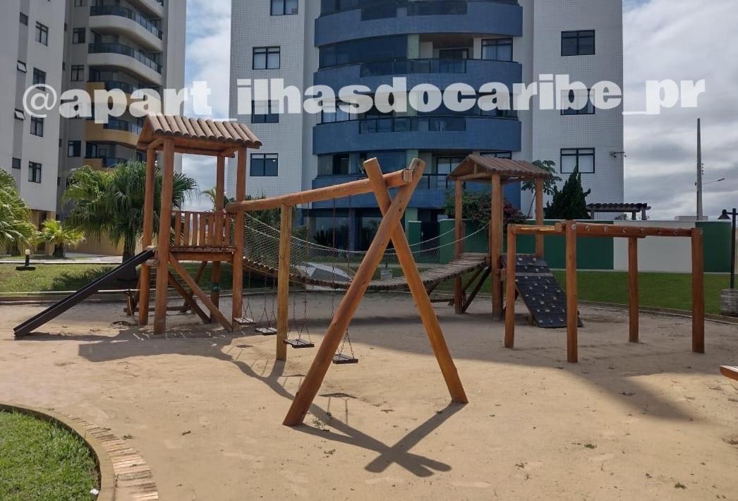 Apto Cond Ilhas Do Caribe - Pr - Beira Mar Матіньюс Екстер'єр фото